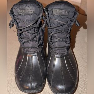 Sperry Black Waterproof Boots